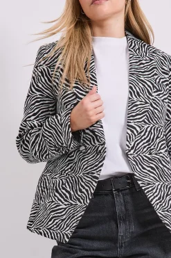 Dorothy Perkins Blazer Croisé à Imprimé Zèbre<Femme Tailleurs|Blazers