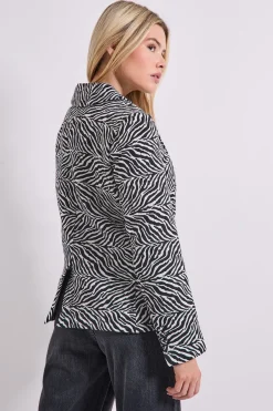 Dorothy Perkins Blazer Croisé à Imprimé Zèbre<Femme Tailleurs|Blazers