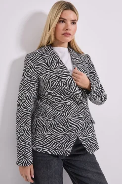 Dorothy Perkins Blazer Croisé à Imprimé Zèbre<Femme Tailleurs|Blazers