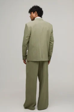 Blazer Croisé Oversize Aspect Lin
