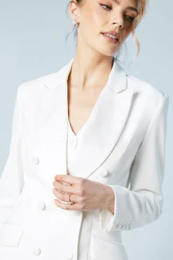 Blazer Croisé Premium Silhouette Sablier