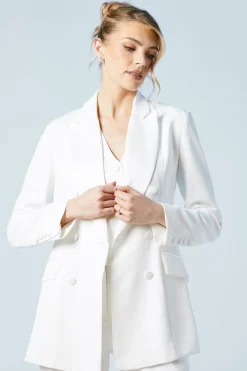 Blazer Croisé Premium Silhouette Sablier