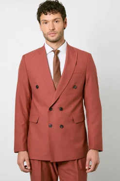Blazer Croisé Rouille