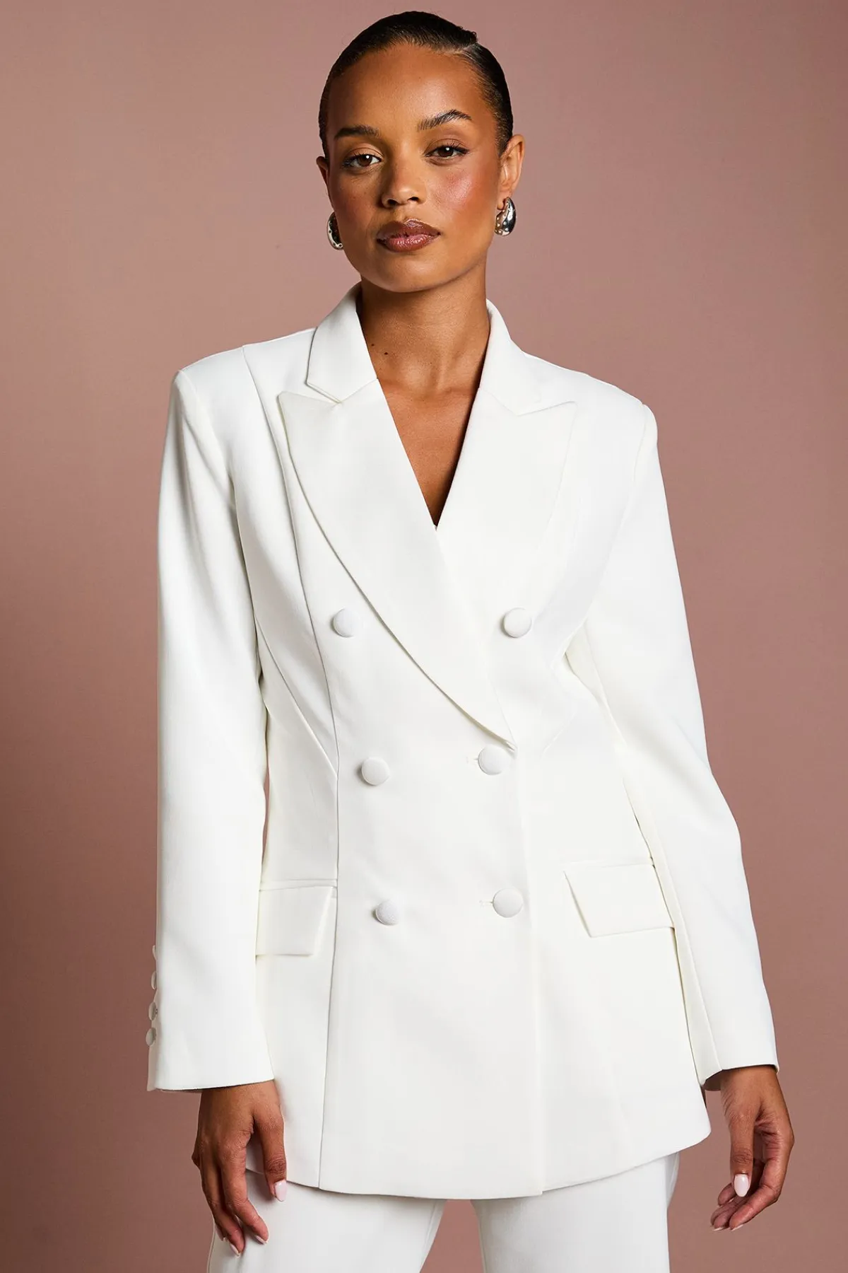 Coast Blazer Croisé Silhouette Sablier Premium Petite<Femme Tailleurs|Blazers