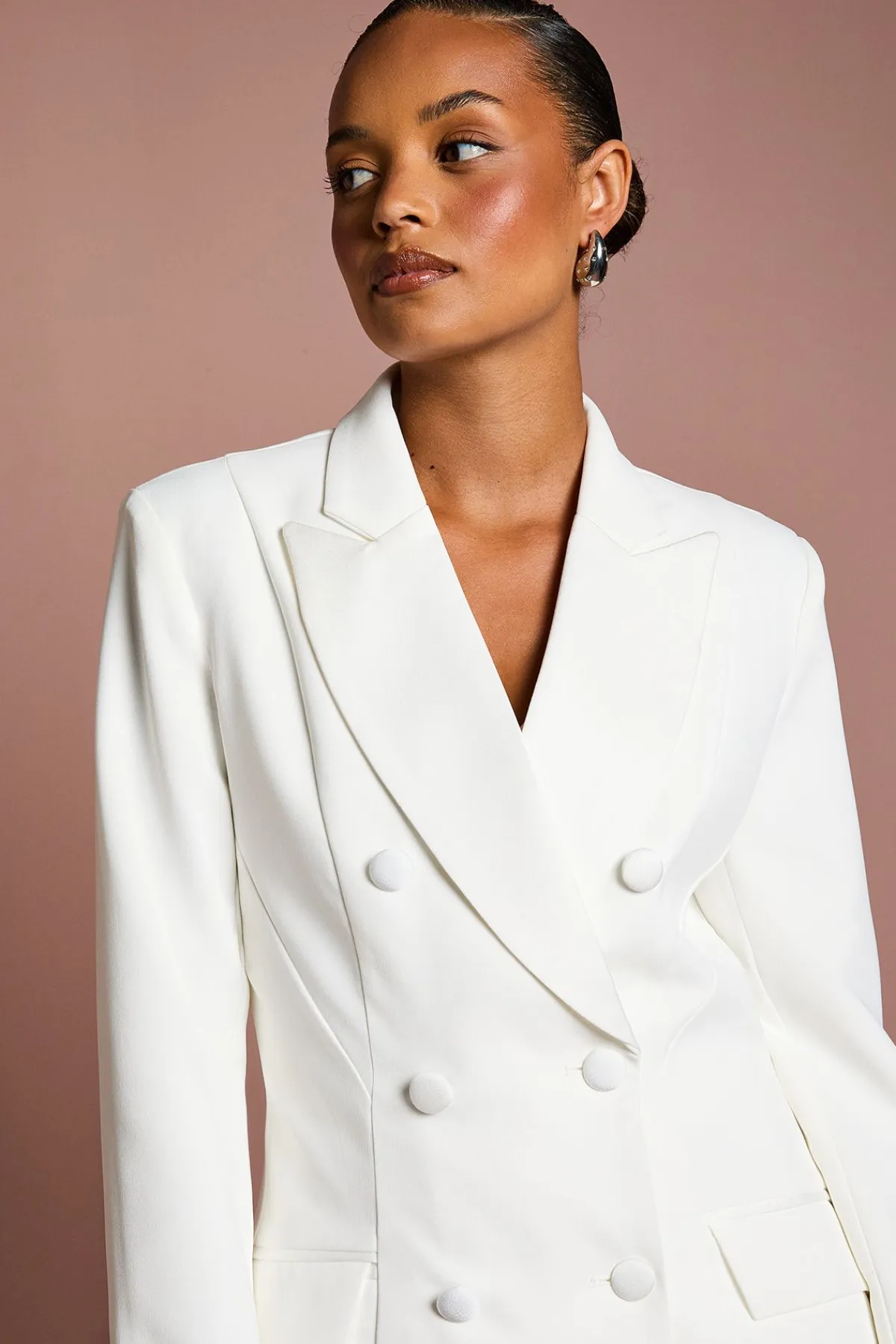 Coast Blazer Croisé Silhouette Sablier Premium Petite<Femme Tailleurs|Blazers