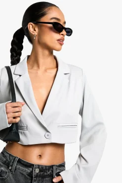Blazer Crop Boxy Petite