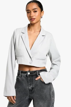 Blazer Crop Boxy Petite
