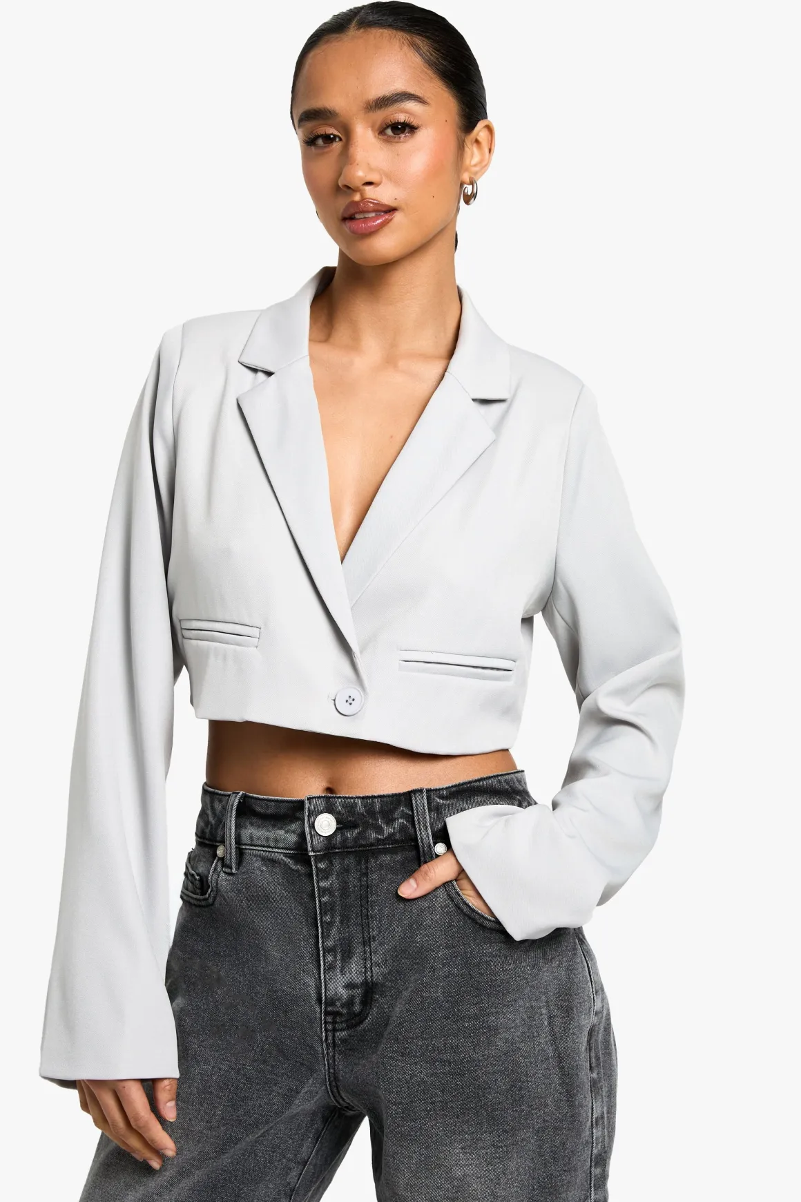 Blazer Crop Boxy Petite