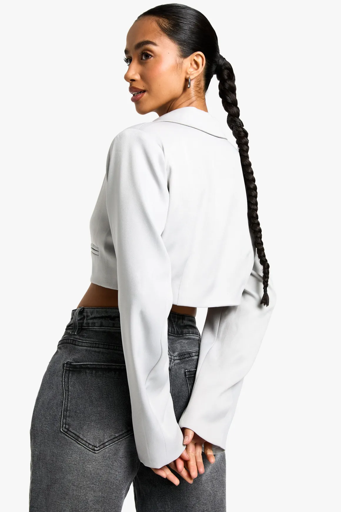 Blazer Crop Boxy Petite