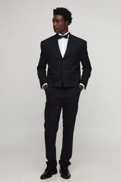 Blazer décontracté, à la coupe carrée et dos nu