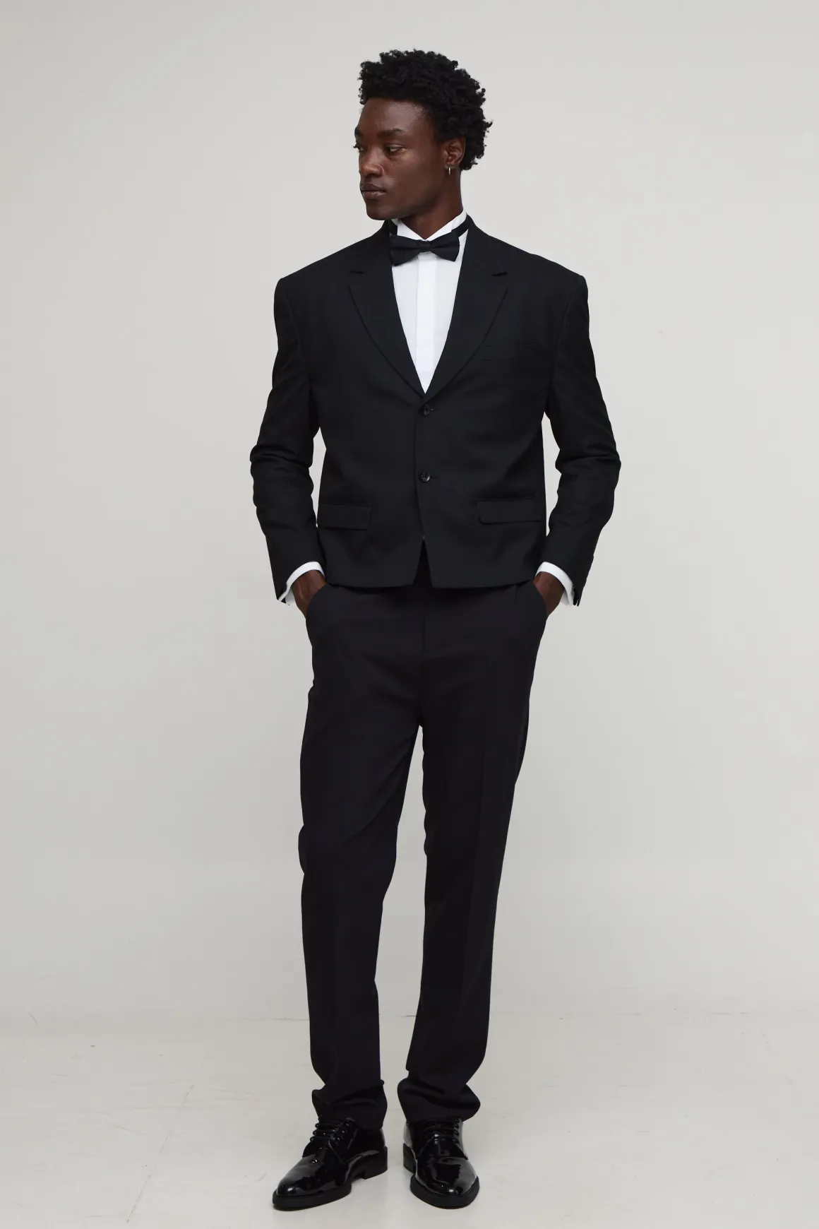 Blazer décontracté, à la coupe carrée et dos nu