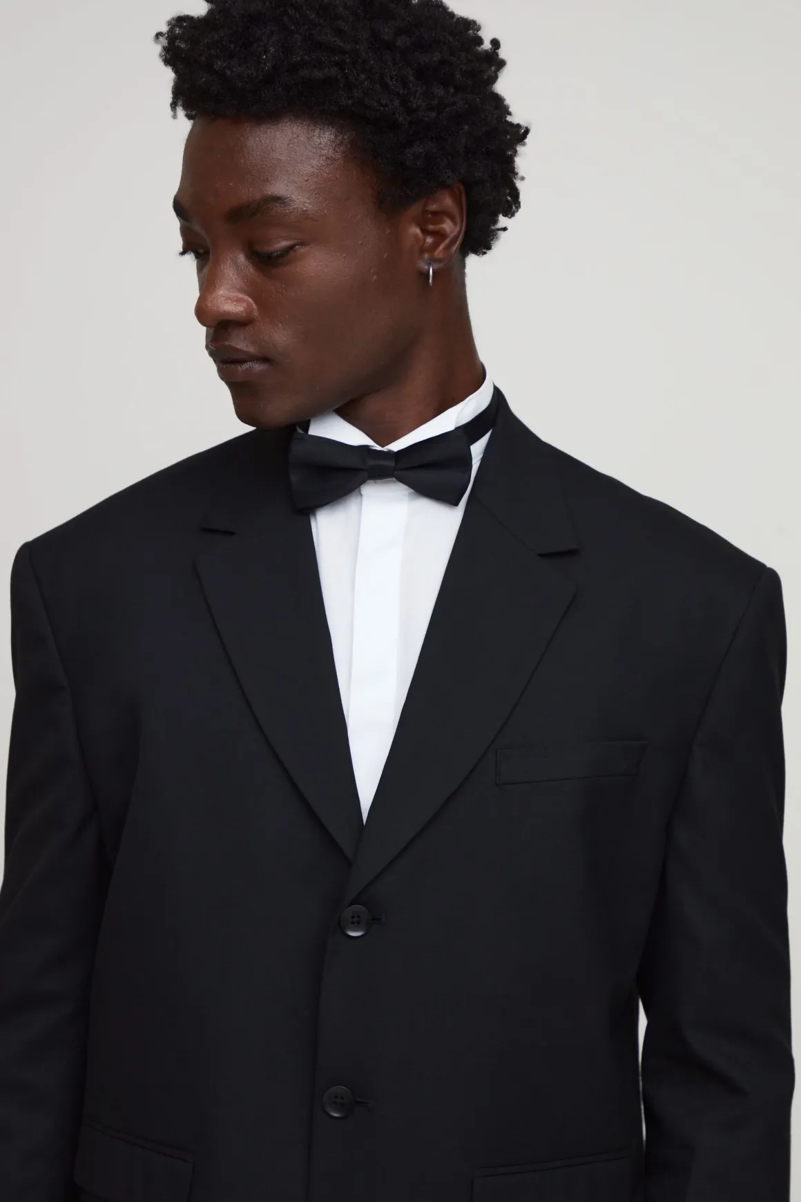 Blazer décontracté, à la coupe carrée et dos nu