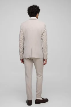 Blazer de costume ajusté à chevrons