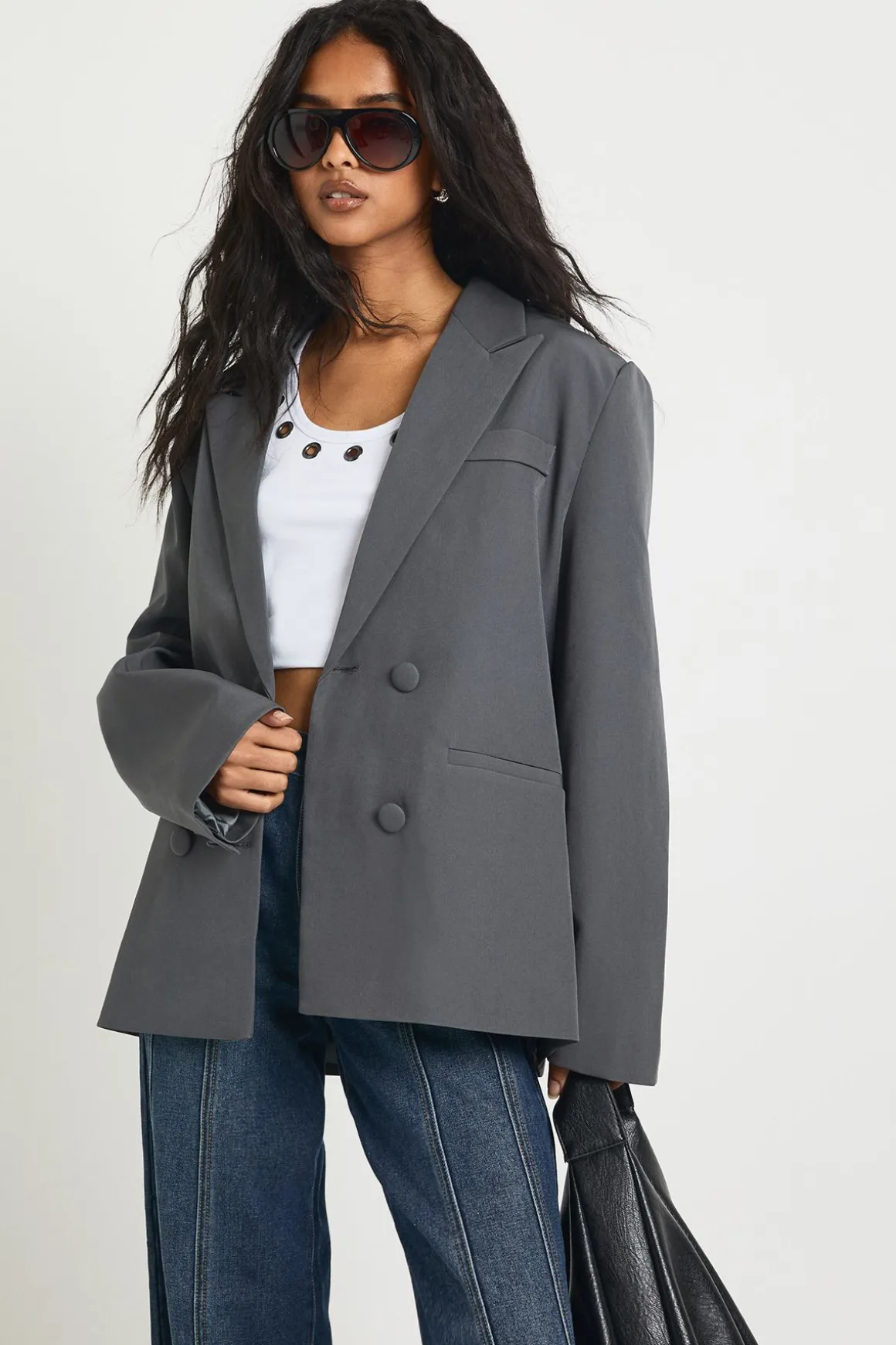 Blazer de costume ample
