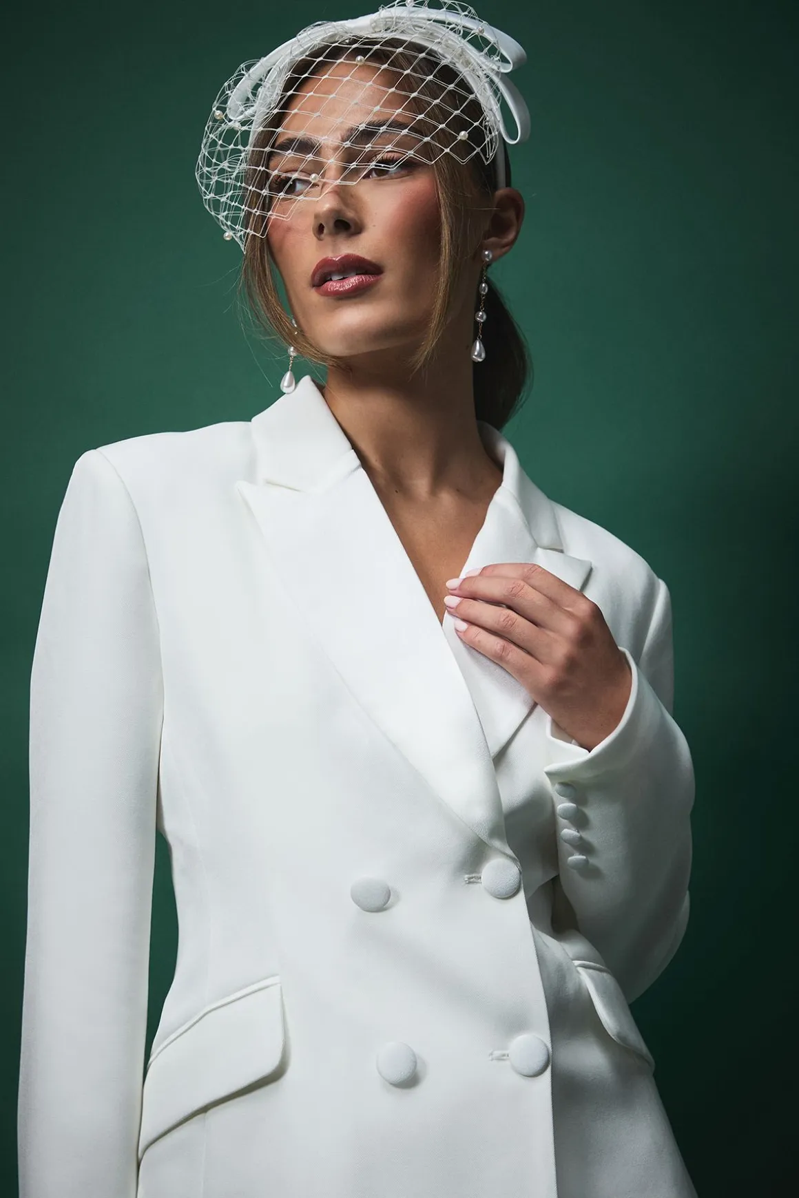 Blazer de Mariée Lisa Tan Croisé