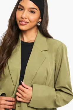 Blazer double boutonnage, coupe décontractée