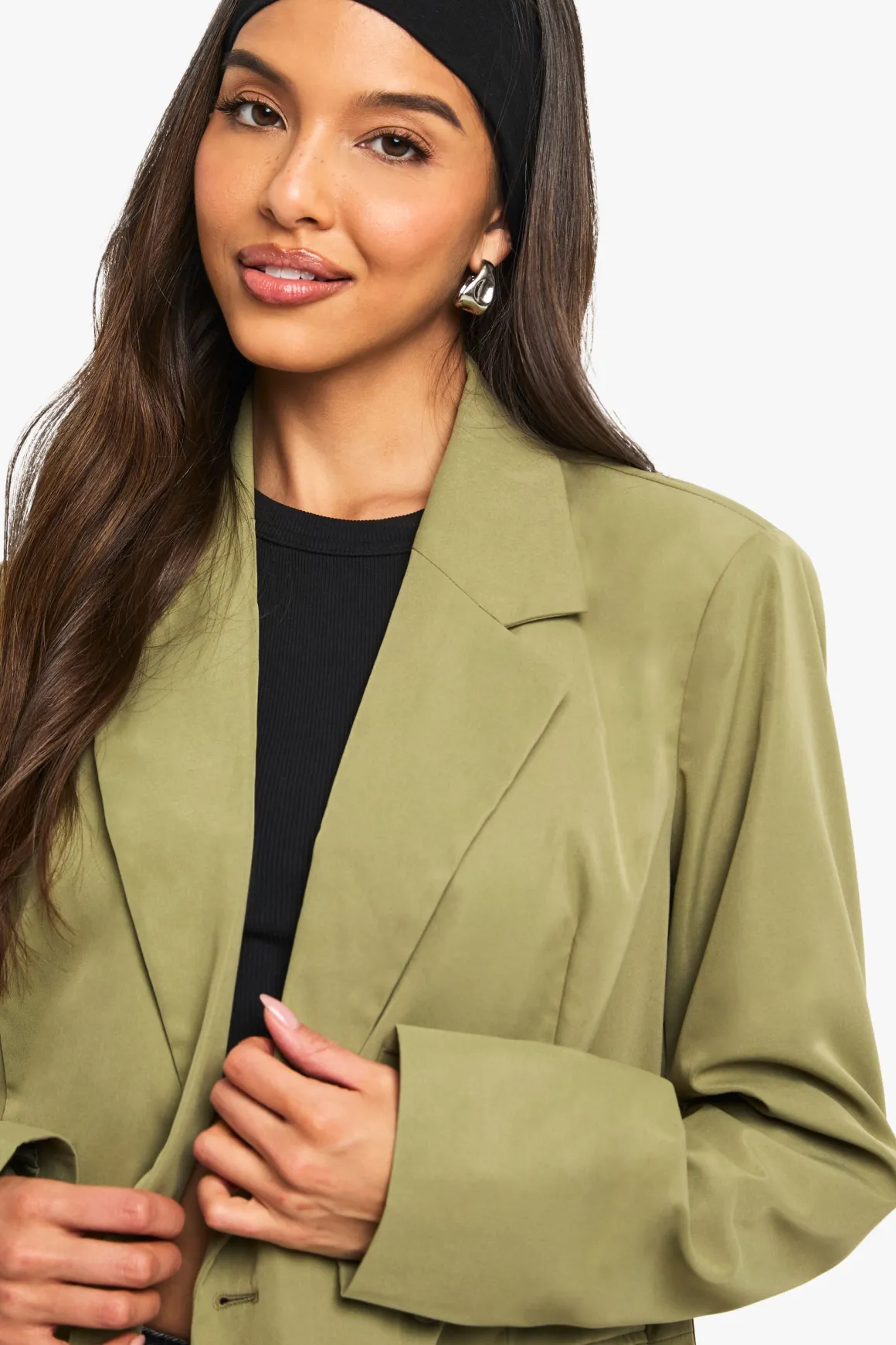 Blazer double boutonnage, coupe décontractée