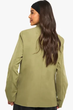 Blazer double boutonnage, coupe décontractée