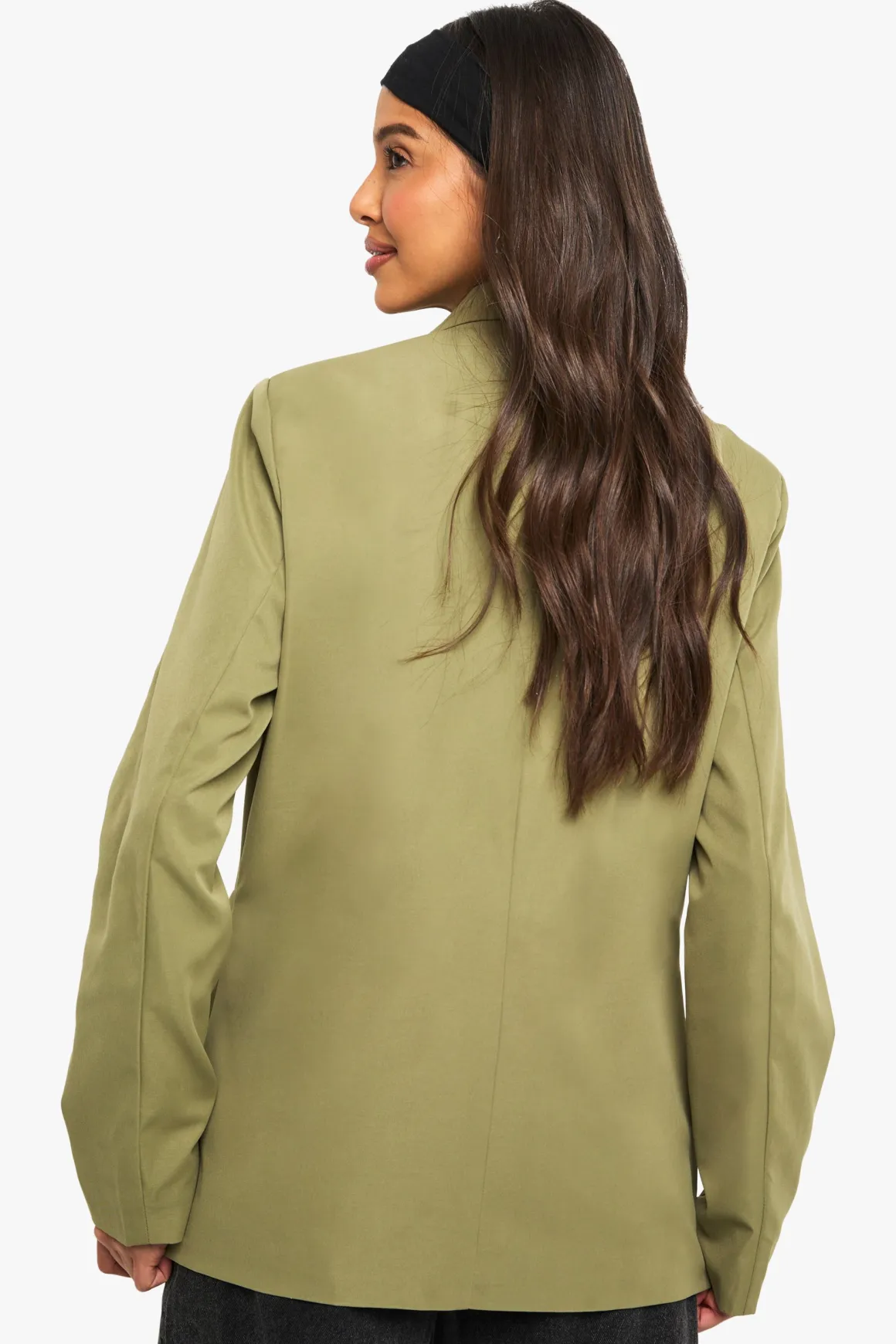 Blazer double boutonnage, coupe décontractée