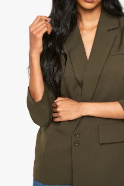 Blazer drapé sur mesure