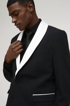 Blazer droit à col châle