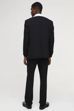 Blazer droit à col châle