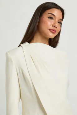 Blazer À Détail Cape