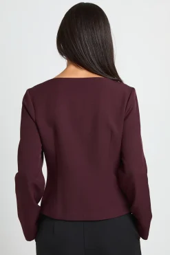 boohoo Blazer Encolure Bateau À Fermeture Dissimulée<Femme Tailleurs|Blazers