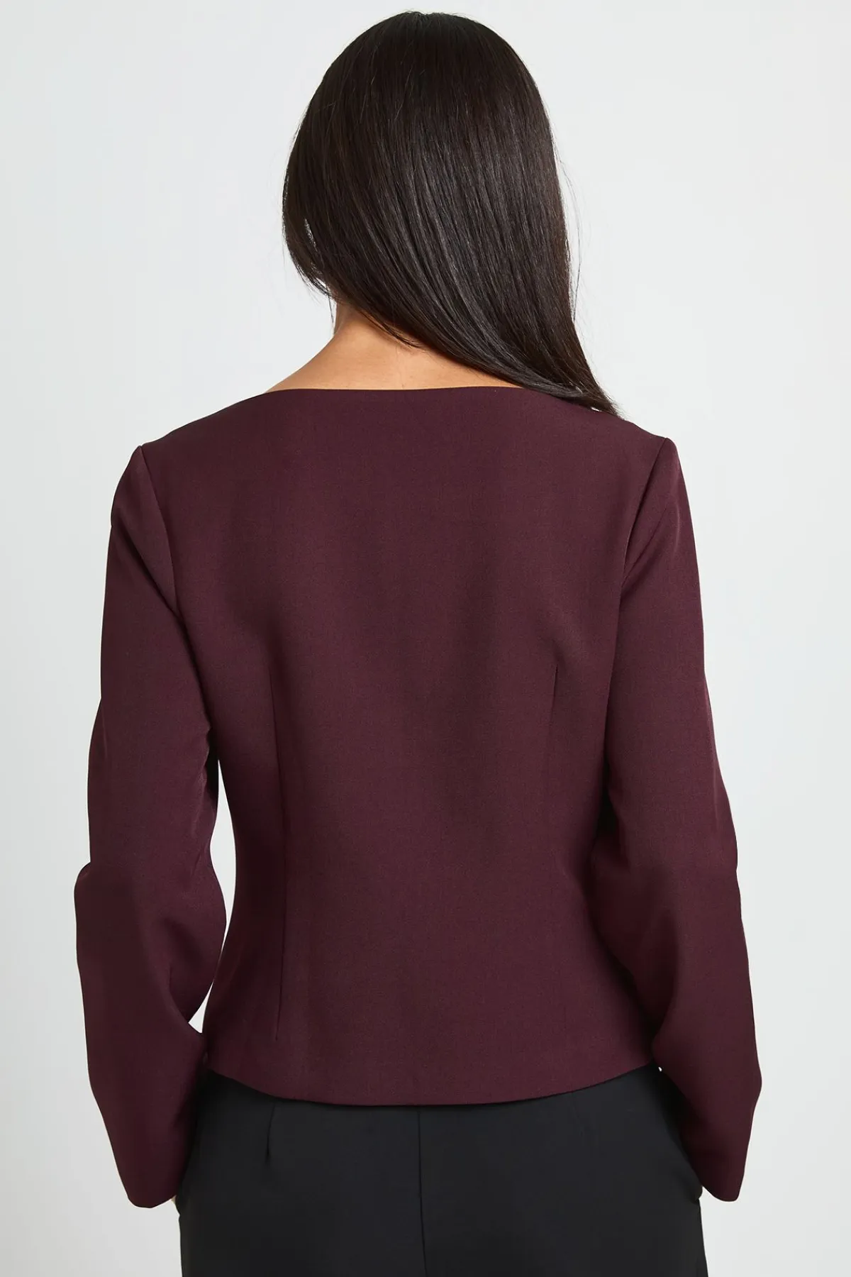 boohoo Blazer Encolure Bateau À Fermeture Dissimulée<Femme Tailleurs|Blazers