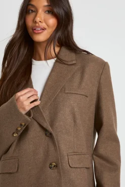 boohoo Blazer en laine surdimensionné taillé sur mesure<Femme Tailleurs|Blazers