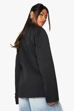 boohoo Blazer enveloppant à taille cintrée sur mesure<Femme Blazers|Vestes & Manteaux