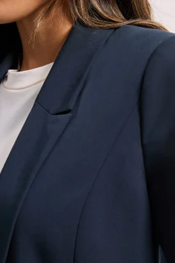 Blazer à Manches Froncées