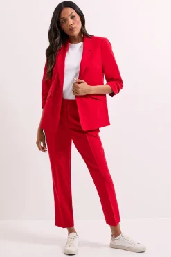 Blazer à Manches Froncées