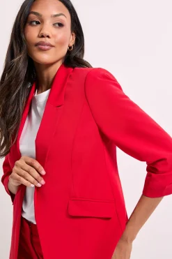 Blazer à Manches Froncées