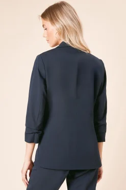 Blazer à Manches Froncées