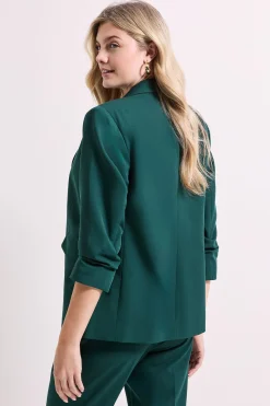 Blazer à Manches Froncées