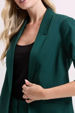 Blazer à Manches Froncées
