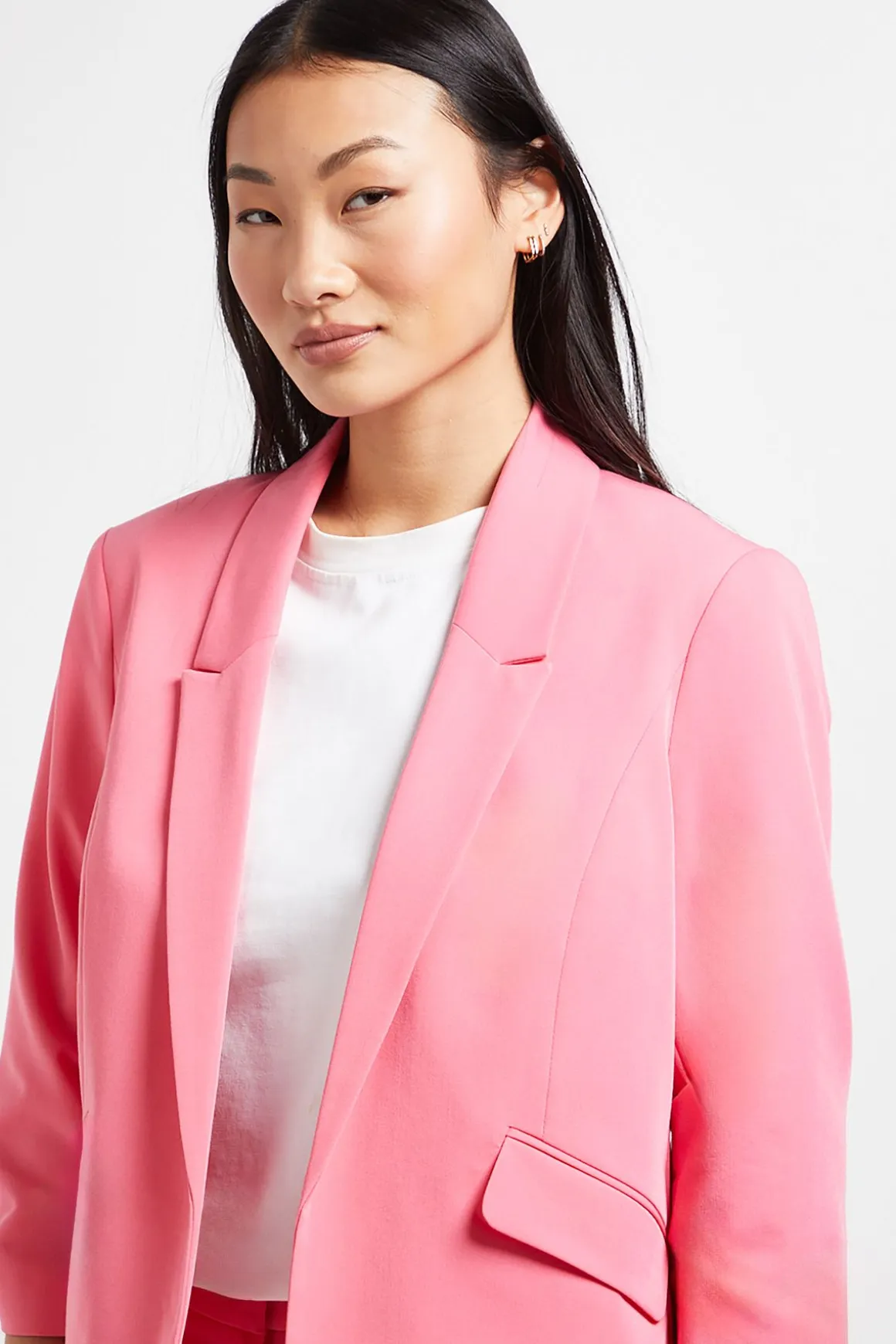 Blazer À Manches Froncées Petite