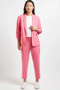 Blazer À Manches Froncées Petite
