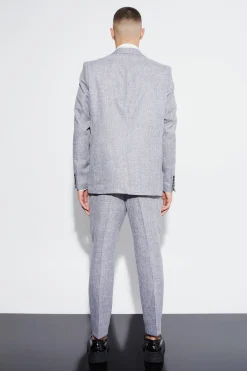 boohooMAN Blazer Marl texturé boxy surdimensionné<Homme Costumes Et Tenues Formelles