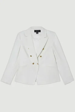 KarenMillen Blazer militaire à boutons sur mesure pour grandes tailles<Femme Tailleurs|Blazers
