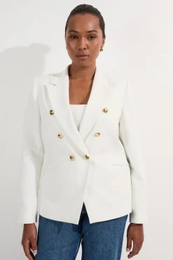 KarenMillen Blazer militaire à boutons sur mesure pour grandes tailles<Femme Tailleurs|Blazers