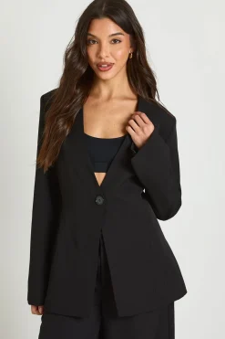 boohoo Blazer Oversize Asymétrique Devant<Femme Blazers|Vestes & Manteaux