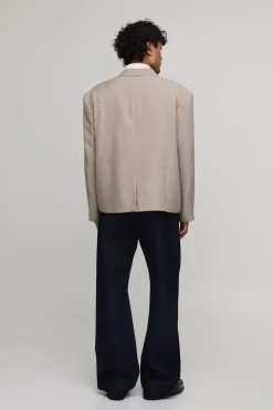 boohooMAN Blazer Oversize Brodé À Chevrons<Homme Tout Afficher|Costumes Et Tenues Formelles