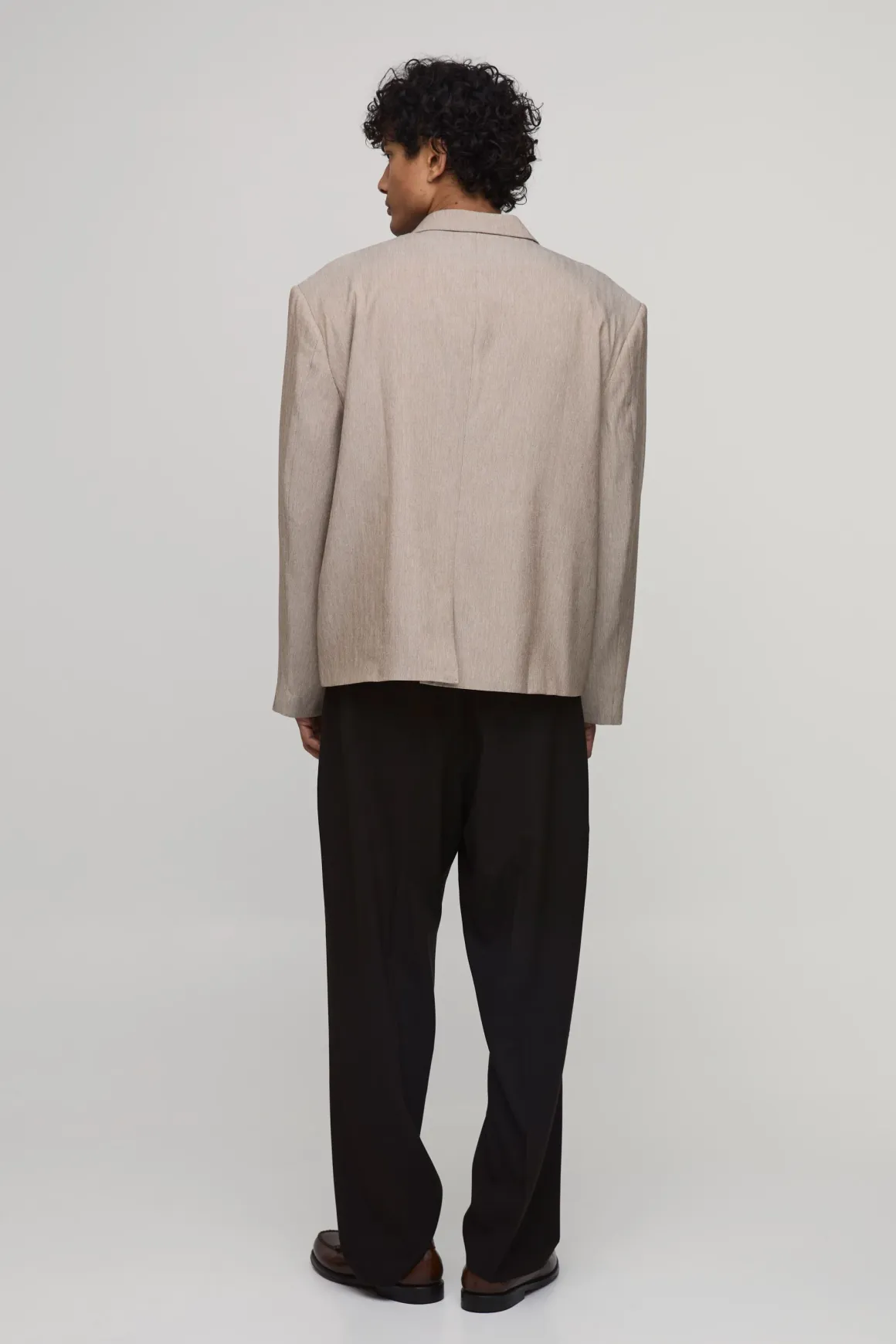 Blazer Oversize À Chevrons Avec Appliqués