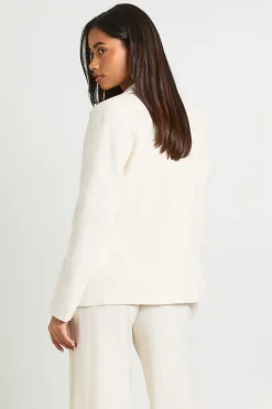 boohoo Blazer Oversize Chiné Aspect Lin<Femme Blazers|Vestes & Manteaux