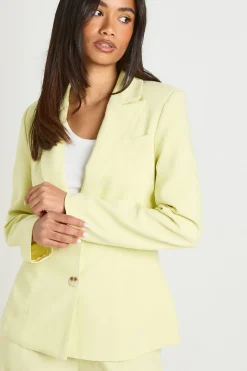 Blazer Oversize Chiné Effet Lin