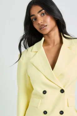 Blazer Oversize Croisé À Double Boutonnage