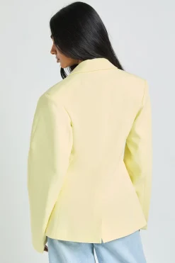 Blazer Oversize Croisé À Double Boutonnage