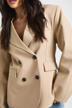 Blazer Oversize À Double Boutonnage